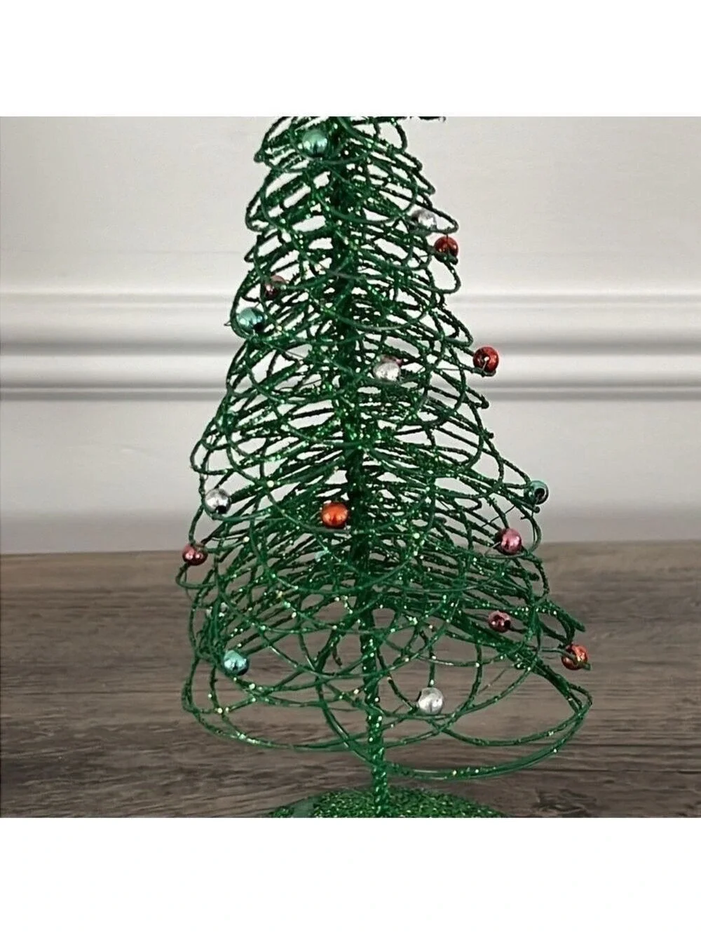 Pier 1 Imports Glitter Wire Star Christmas Tree 10 Inch Set Of 3
